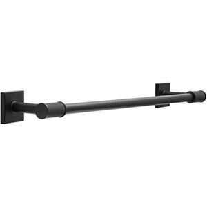 Averland 18 in. Wall Mount Towel Bar Bath Hardware Accessory in Matte Black